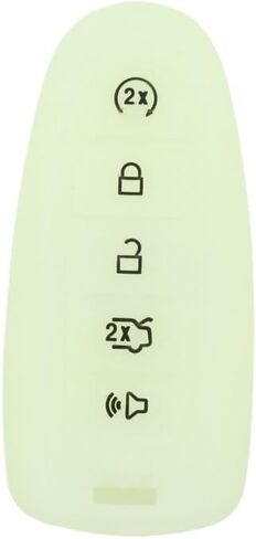 SEGADEN Night Glow Silicone Cover Protector Case Holder Skin Jacket Compatible with FORD 5 Button Smart Remote Key Fob CV2710 Translucent in Saudi Arabia