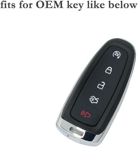 SEGADEN Night Glow Silicone Cover Protector Case Holder Skin Jacket Compatible with FORD 5 Button Smart Remote Key Fob CV2710 Translucent in Saudi Arabia
