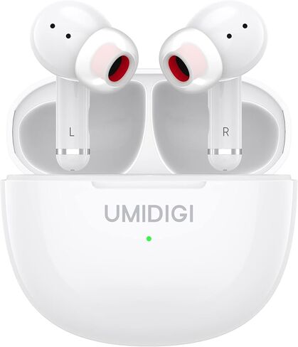 UMIDIGI AirBuds Pro Hybrid سماعات أذن لاسلكية لإلغاء الضوضاء النشطة، سماعات داخل الأذن، سماعة رأس بوضع الشفافية مع 6 ميكروفونات، سماعات رأس لاسلكية متميزة بصوت عميق عميق مع 5 أحجام من أطراف الأذن in Kuwait