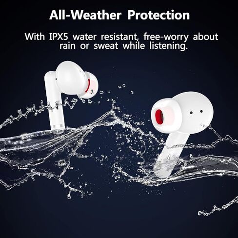 UMIDIGI AirBuds Pro Hybrid سماعات أذن لاسلكية لإلغاء الضوضاء النشطة، سماعات داخل الأذن، سماعة رأس بوضع الشفافية مع 6 ميكروفونات، سماعات رأس لاسلكية متميزة بصوت عميق عميق مع 5 أحجام من أطراف الأذن in Kuwait