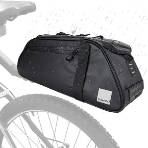 CARTMAN Bike packing Bags Large Bike Seat Bag Waterproof Cycling Tail Saddle Bag Under Seat Storage Pack for Mountain Road Bicycle Accessories 10L Large Capacity