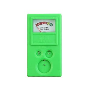 Button Cell Battery Checker Portable 1.5v 3v Button Cell Battery Checker Battery Tester Meter Tool for LR44 CR2032 CR2025 Button Cell (Green)