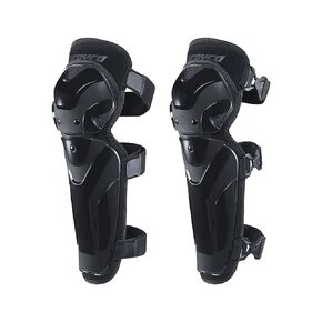 Scoyco 1 Pair Motorcycle Knee Shin Guard Pads Black 3 Sections Adjustable Knee Cap Pads Protector Armor for Motocross Racing Long Leg Sleeve Gear Crashproof