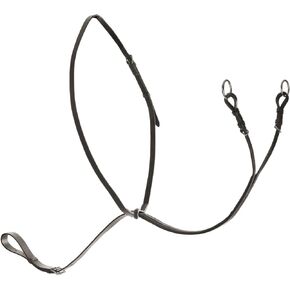 Equinavia Saga Adjustable Leather Running Martingale with Stainless Steel Hardware