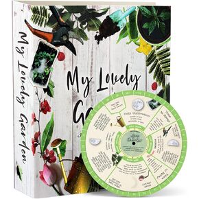 Garden Journal, 3 Ring Full Page 8.5x11" Binder. Seed Packet Organizer Kit, Perfect Planner & Almanac & Notebook for Gardeners and Farmers (Binder with Calendar)