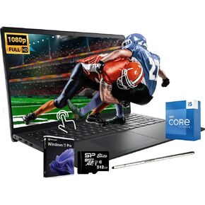 Dell Inspiron 3000 Series 3520 Laptop, 15.6" FHD Touchscreen, Intel Core i5-1155G7(Upto 4.5Ghz, Beat i7-1065G7), Webcam, Long Battery Life, W/Stylus & 512GB MicroSD Card, Win11 S(32GB|1TB)