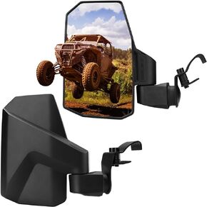 Ranger Side Mirrors,The Spring Back Feature Allows Easy Reset After Fold,2024 New SHEJISI UTV Mirrors Compatible with Polaris Ranger 570 900 1000,Polaris General,Can Am Defender HD 10 8,2021+Commander