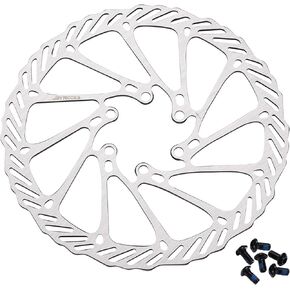 Bynccea Bike Disc Brake Rotor 160mm 180mm 203mm Bicycle Rotors with 6 Bolts for MTB BMX Mountain Road Bikes