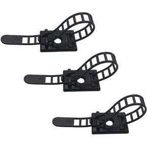 25 Pieces Desk Wire Organizer Cable Ties Zip Ties Adhesive Cord Clips Cable Management Cord Keeper Desk Wire Management