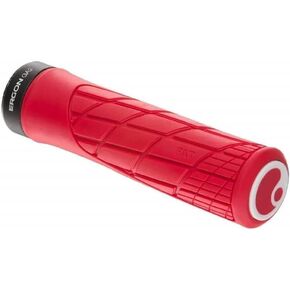 Ergon GA2 Fat Ergonomic Bike Handlebar Grips | MTB Mountain | Lock-on, Extra Cushion | Pair of Grips | Black or Risky Red or Midsummer Blue/One Size