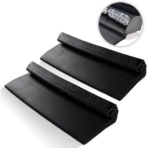 Ultra Bright Lightz 18 Inch | Large Gasket | Eliminate Emergency Warning Visor Dash Stick Surface Mount Light Windshield Flashback Guard (2)