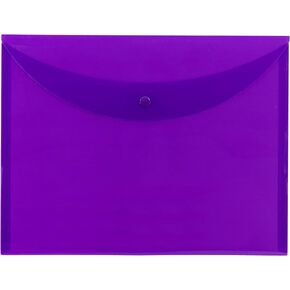 Smead Project Envelope, Snap Closure, Top Load, Letter Size, Pink, 10 per Box (89682)