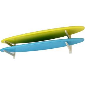 Stranthother Surfboard Wall Mount, 2 Board Display Surfboard Rack, Solid Wood Mount for Surfboards, Surf Board Racks for Wall, Indoor Surfboard Racks for Wakeboard, Snowboards in Kuwait