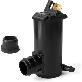 Windshield Washer Pump, Compatible with Jeep Dodge Chrysler Volkswagen Audi BMW Chevrolet Ford, Washer Fluid Pump with Grommet