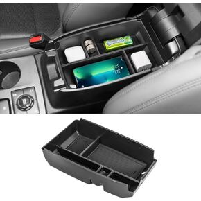 Center Console Organizer Tray Compatible with Ford Escape 2020-2024 and Bronco Sport 2021-2024 Armrest Storage Box Secondary Insert Storage Tray Interior Accessories