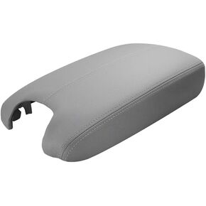 A ABIGAIL Center Console Armrest Cover for 2008 2009 2010 2011 2012 Honda Accord Auto Leather Suture Console Lid Cover Replacement (Black)