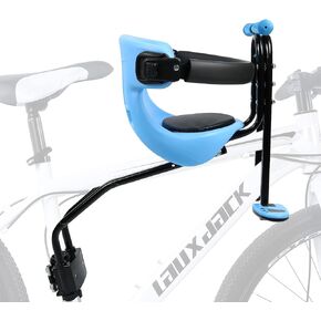 INNOLIFE Baby Bicycle Seat - Front Mounted Child Bike Seat with Handrail, Kids Bike Seat for Adult Bike