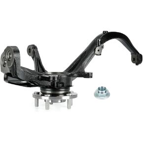 Front Steering Knuckle & Wheel Bearing Hub Assembly for Ford Fusion 2006-2012, Lincoln MKZ 2007-2012, Zephyr 2006, Mercury Milan 2006-2011, 698-408 698408 LK012, Right Passenger Side