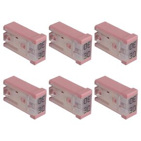 EPLZON 15A 20A 25A 30A 40A 50A 60A 32V Mini Slotted Automotive MCASE Shaped Cartridge Fuse Kit(Pack of 14pcs)