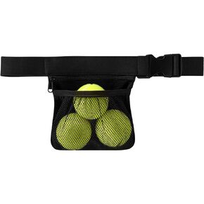 Tennis Ball Band Holder Pickleball Tennis Balls Pickleballs Holding Accessory for Women Skirt Men Waist Hip Bags Accessories Pouch Sack Pickle Ball Bag Carrier Gadgets Gear Band Travel Pocket