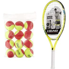 GAMMA Beginner Child or Adult Training (Transition) Practice Tennis Balls: Orange 60 or Green 78 Dot (25%-50% Slower Ball Speed) - 12, 36, 48, 60 Pack Sizes