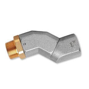 2PCS 3/4 Inch NPT Fuel Hose Swivel 360 Rotating Connector for Fuel Nozzle Multi Plane Fuel Plane Swivel
