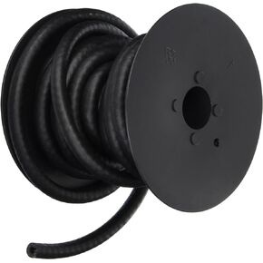 HBD Industries 25060 Thermoid NBR/PVC SAE30R7 Fuel Line Hose, 1/4" x 25' Length, 0.25" ID, Black