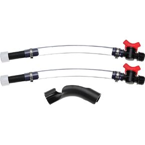 Fuel Filler Jug Hose with Ball Valve Shut Hose Kit for Fuel for Jegs Jugs for LC2 Jugs for Scribner Fuel Jugs Fuel Container Fuel Tank with Hose Bender