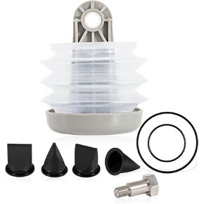 Complete Replacement Kit Fits for Dometic 385230980 Pump Bellow (S, T, J, VHT & VG Series) - Includes 4-Pack 385310076 1-1/2'' Duckbill Valve, 2-Pack 385310151 O-Ring Kit