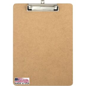 Officemate International Corp. 83219 Low-profile Clipboard, 1-Inch Paper Capacity, 9-Inch x12-1/2-Inch , Brown