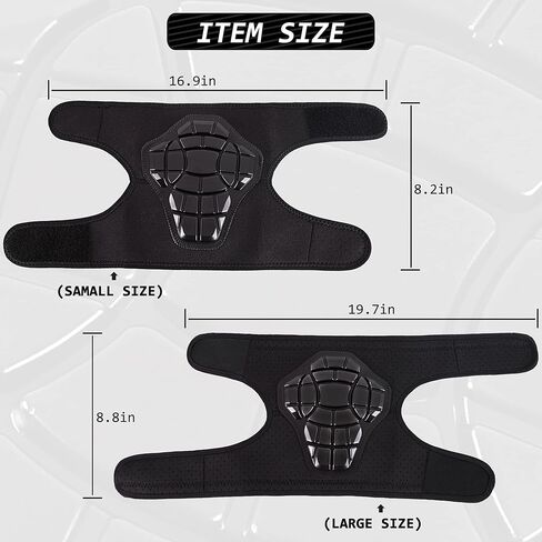 وسادات الركبة مادة G4U (قطعتان) للرياضات متعددة الأغراض للمراهقين والبالغين من الجنسين باللون الأسود in Kuwait