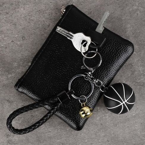 KALIONE Basketball Keychain Gift for Boys Girls Men, Basketball Key Chain with Gold Small Bell Keychains in Saudi Arabia
