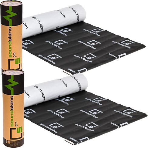 SoundSkins SSK-SSPRO-2 Car Sound Deadening Material - 180mil/4.5mm Triple Layer - 22sqft. - Reduce Vibrations, Insulate Heat, and Minimize Resonance in Saudi Arabia
