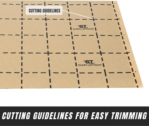 SunplusTrade مميت الصوت للسيارات، بساط مميت الصوت، بوتيل عازل للضوضاء للسيارات (80 مل 36 قدم مربع) in Kuwait