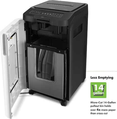 Aurora Commercial Grade 400-Sheet Auto Feed High-Security Micro-Cut Paper Shredder/ 240 Minutes/Security Level P-5 in Saudi Arabia