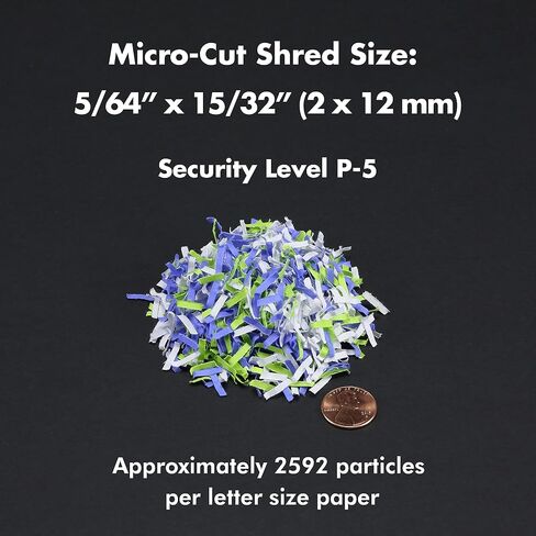 Aurora Commercial Grade 400-Sheet Auto Feed High-Security Micro-Cut Paper Shredder/ 240 Minutes/Security Level P-5 in Saudi Arabia