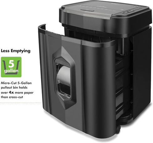 Aurora Commercial Grade 400-Sheet Auto Feed High-Security Micro-Cut Paper Shredder/ 240 Minutes/Security Level P-5 in Saudi Arabia