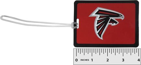 بطاقة أمتعة من الفينيل من NFL Atlanta Falcons، قطعتان، أحمر in Saudi Arabia