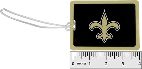 بطاقة أمتعة من الفينيل من NFL New Orleans Saints، قطعتان، أسود in Saudi Arabia