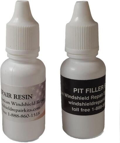 Windshield Repair Resin 15ml Bottle with Built in Dropper - Repair 50 Rock Chips or More - Cracked Glass Rock Chip Repair Resin - for Windshield Repair Kit Bridge Injector in Saudi Arabia