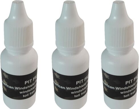 Windshield Repair Resin 15ml Bottle with Built in Dropper - Repair 50 Rock Chips or More - Cracked Glass Rock Chip Repair Resin - for Windshield Repair Kit Bridge Injector in Saudi Arabia