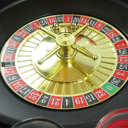 مجموعة ألعاب الشرب الروليت 16 طلقة من Leather&Arts عجلة دوارة تتضمن كرتين و16 كأسًا in Kuwait