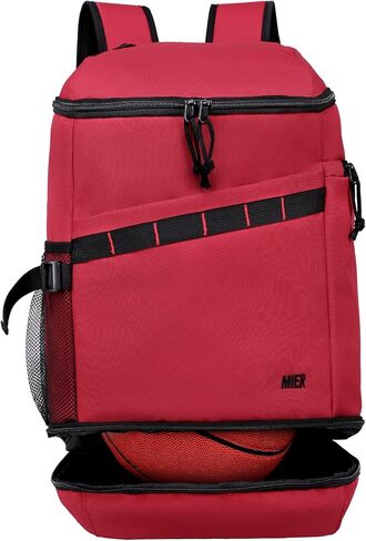 MIER Basketball Backpack Soccer Bag with Shoes/Ball Compartment, Large Sports Back Pack Equipment Bag for Men Women Athletes, 35L in Saudi Arabia
