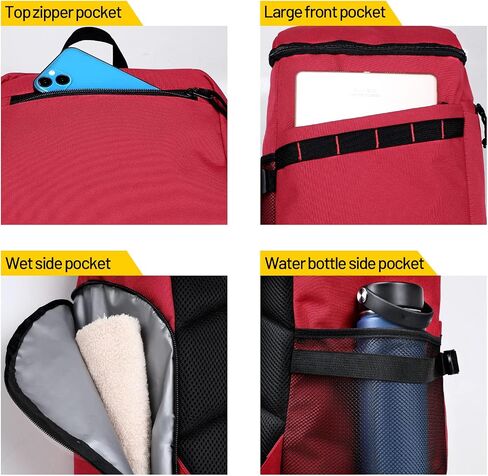 MIER Basketball Backpack Soccer Bag with Shoes/Ball Compartment, Large Sports Back Pack Equipment Bag for Men Women Athletes, 35L in Saudi Arabia