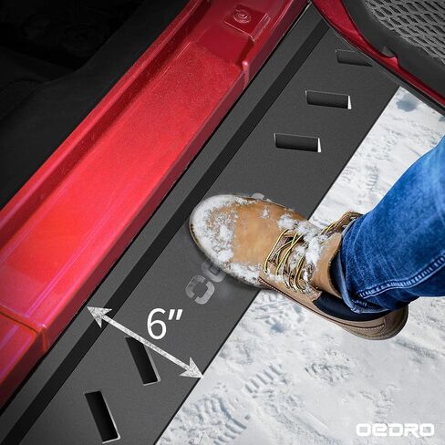لوحات تشغيل OEDRO متوافقة مع 2019-2024 Chevy Silverado/GMC Sierra 1500 Crew Cab؛ 2020-2024 سيلفرادو/سييرا 2500HD 3500HD، قضبان جانبية من الصلب Nerf Bars Rails (باستثناء 2019 1500 LD) in Saudi Arabia