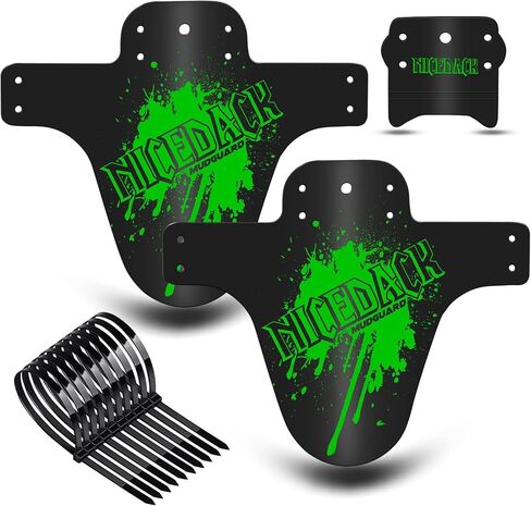 NICEDACK Bike Fender, Adjustable MTB Mud Guard, Front and Rear Compatible Mudguards, Fits 650B 20" 26" 27.5" 29 inch Fat Tire Bikes and All Disc Brake Bicycles in Kuwait