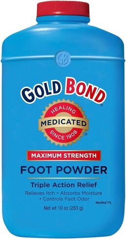 مسحوق القدم العلاجي الخالي من التلك من جولد بوند، 10 أونصة in Kuwait