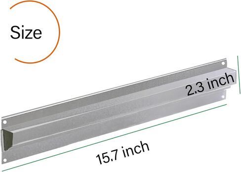 حامل تذاكر منزلق من الألومنيوم للمطاعم/المطبخ، حامل تذاكر لطلبات الفواتير، بطول 15.7 سم × عرض 2.3 سم، مثالي للصور والملاحظات والمزيد in Kuwait
