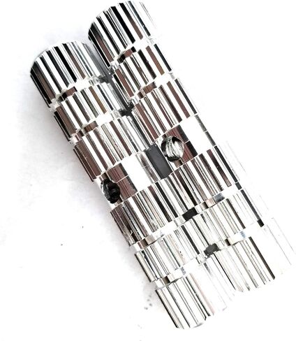 Star-Art 1 Pairs Bike Pedals Axle Foot Rest Pegs Anti-Slip Rear Feet Pedals for BMX Mountain Bike Bicycle Cycling (Silver) in Saudi Arabia