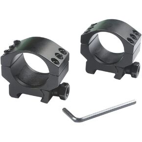MIZUGIWA Scope Mount Rings 30mm Heavy Duty Low Profile 6 Bolts fit 20mm Weaver Picatinny Rail w/Hex Wrench 2-Piece